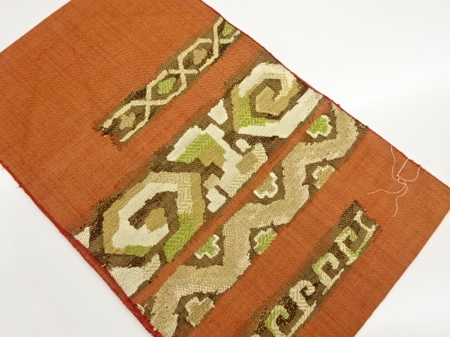 JAPANESE NAGOYA OBI / UNUSED / WOVEN STRIPE